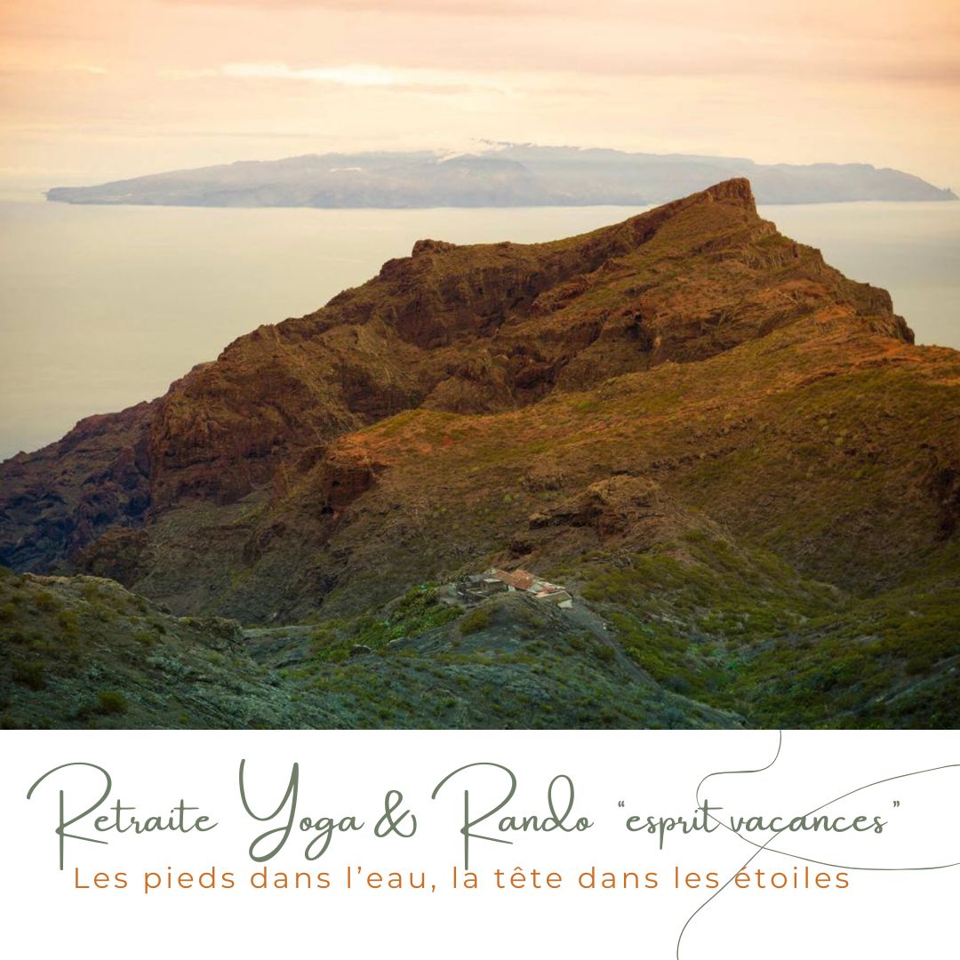Lire la suite à propos de l’article Retraite de 6 jours « esprit vacances » | Yoga & Rando sur l’île ensoleillée de Ténérife • Printemps 2026